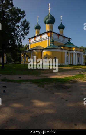 The Transfiguration Cathedral in Uglich Stock Photo
