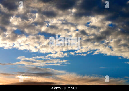 Cloud formations over Banbury in Oxfordshire, England Stock Photo