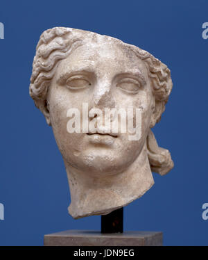 Aphrodite. Rome. 2nd Century AD. Marble sculpture. Bust. Unknown author. Stock Photo