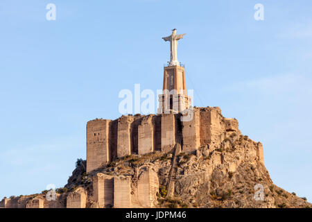 Statue of Jesus in Monteagudo, region Murcia, Spain Stock Photo
