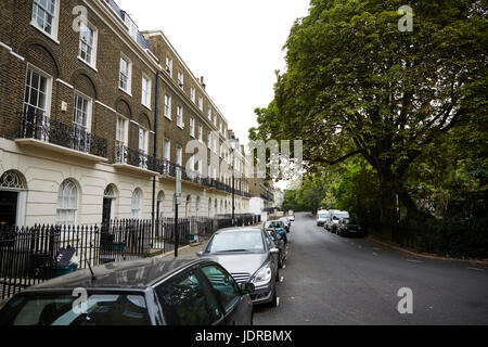 Images of Canonbury Square, N1, London Borough of Islington. Documentary Editorial content showing the streets as shot in 2016. Stock Photo