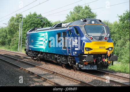 Direct rail Services class 88 locomotive 88002 on the west coast main ...