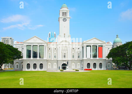 View of Victoria Theatre and Concert Hall in Singapore Stock Photo