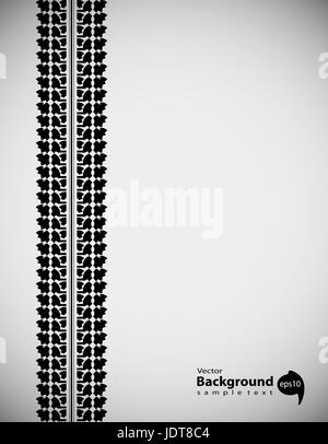 tire track abstract background, transportation design Stock Vector