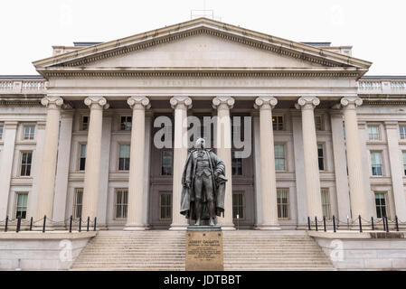 US Treasury Department building, Washington DC, USA Stock Photo