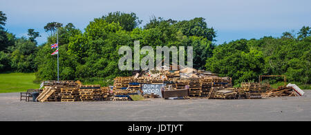 Dump wood .......here Stock Photo