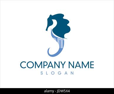 Sea horse design Stock Vector