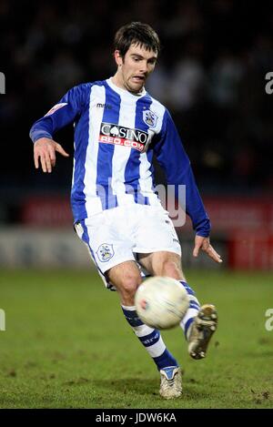 DANNY SCHOFIELD HUDDERSFIELD TOWN FC GALPHARM HUDDERSFIELD ENGLAND 05 January 2008 Stock Photo