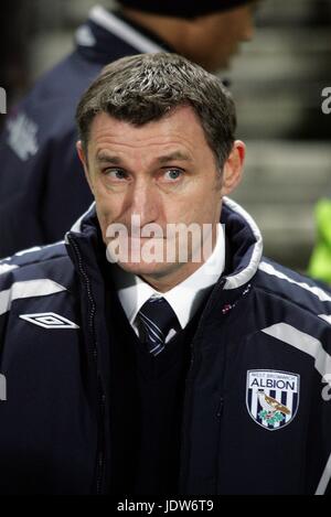 TONY MOWBRAY WEST BROMWICH FC MANAGER THE RIVERSIDE ...