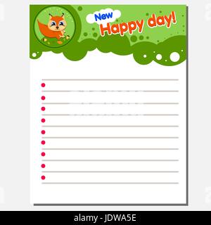 Writing practice printable worksheet for preschool kindergarten kids to improve basic writing skills Stock Vector