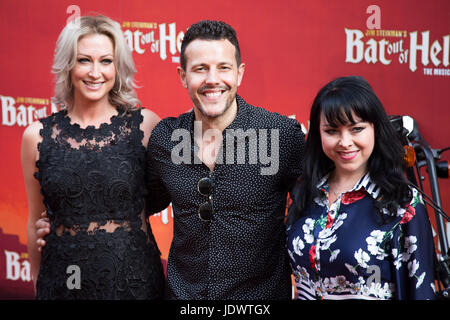 Steps - Claire Richards, Lee Latchford-Evans and Lisa Scott-Lee at Bat Out of Hell - The Musical, Press Night at the London Coliseum - 20 June 2017 Stock Photo