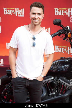 Richard Fleeshman at Bat Out of Hell - The Musical, Press Night at the London Coliseum - 20 June 2017 Stock Photo