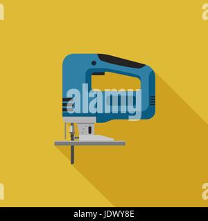 Jigsaw flat icon Stock Vector