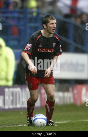 RICHARD CRESSWELL STOKE CITY FC HILLSBOROUGH SHEFFIELD ENGLAND 29 March 2008 Stock Photo