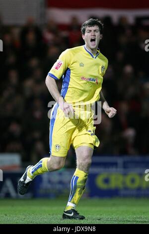 LUBOMIR MICHALIK LEEDS UNITED FC KEEPMOAT STADIUM DONCASTER GREAT BRITAIN 01 April 2008 Stock Photo