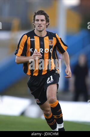 SAM RICKETTS HULL CITY FC SALTERGATE CHESTERFIELD ENGLAND 22 July 2008 Stock Photo