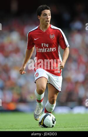 SAMIR NASRI ARSENAL FC EMIRATES STADIUM LONDON ENGLAND 02 August 2008 Stock Photo