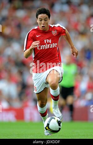 SAMIR NASRI ARSENAL FC EMIRATES STADIUM LONDON ENGLAND 03 August 2008 Stock Photo