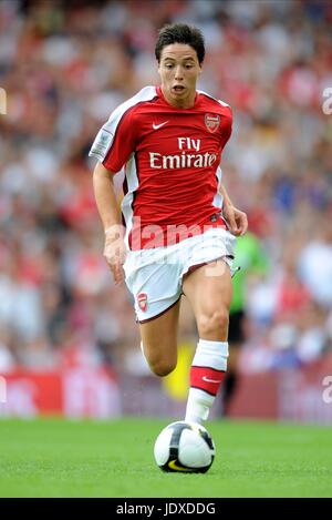 SAMIR NASRI ARSENAL FC EMIRATES STADIUM LONDON ENGLAND 03 August 2008 Stock Photo