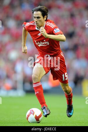 YOSSI BENAYOUN LIVERPOOL FC ANFIELD LIVERPOOL ENGLAND 08 August 2008 Stock Photo