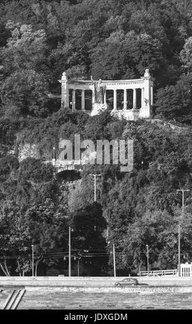 Monument to St. Gellert on the eponymous hill in Budapest. Hungary Stock Photo