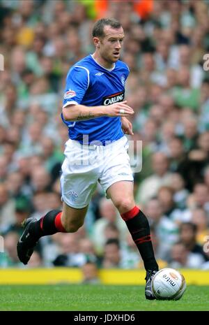 CHARLIE ADAM GLASGOW RANGERS FC CELTIC PARK GLASGOW SCOTLAND 31 August 2008 Stock Photo