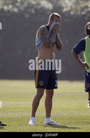 DAVID BECKHAM LOS ANGELES GALAXY CARSON CA USA 21 October 2008 Stock Photo