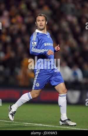 RICARDO CARVALHO CHELSEA FC KC STADIUM HULL ENGLAND 29 October 2008 ...