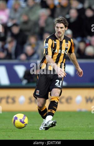 SAM RICKETTS HULL CITY FC KC STADIUM HULL ENGLAND 06 December 2008 Stock Photo