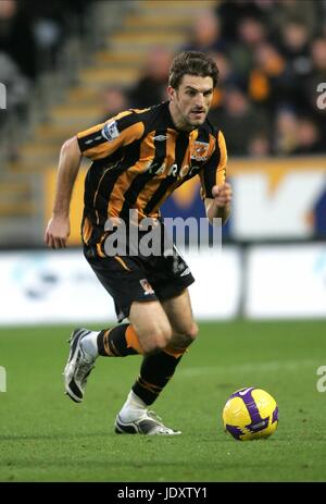 SAM RICKETTS HULL CITY FC KC STADIUM HULL ENGLAND 06 December 2008 Stock Photo