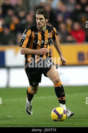 SAM RICKETTS HULL CITY FC KC STADIUM HULL ENGLAND 06 December 2008 Stock Photo