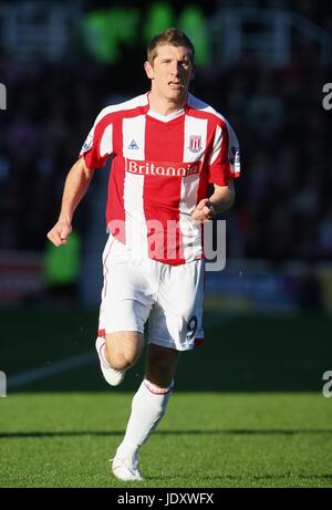 RICHARD CRESSWELL STOKE CITY FC BRITANNIA STADIUM STOKE ENGLAND 26 December 2008 Stock Photo