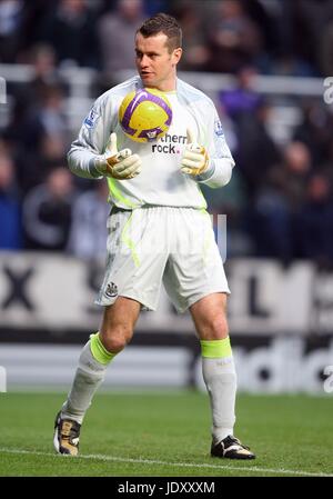 SHAY GIVEN NEWCASTLE UNITED FC ST JAMES PARK NEWCASTLE ENGLAND 10 January 2009 Stock Photo