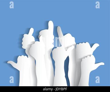 Arms sign flat like blue sky Stock Vector