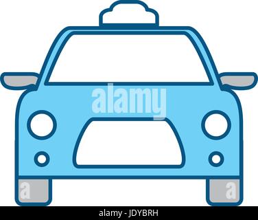 Taxi cab service icon vector illustration graphic design Stock Vector