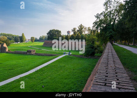 The Walls of Ferrara (in italian Le Mura) in Italy Stock Photo