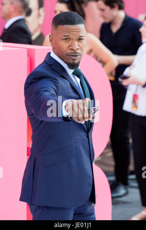 London, UK. 21st June, 2017. Actor Jamie Foxx arrives for the European Premiere of Baby Driver directed by Edgar Wright. Credit: Bettina Strenske/Alamy Live News Stock Photo