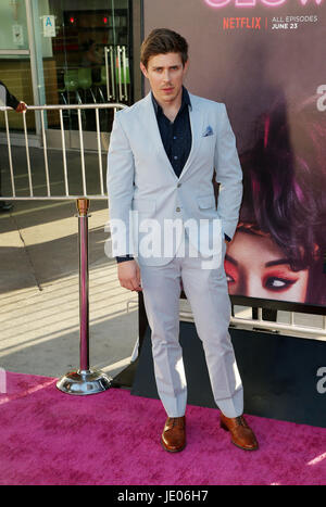 Hollywood, California, USA. 21st June, 2017. Chris Lowell, At Premiere Of Netflix's 'GLOW' at The ArcLight Cinemas Cinerama Dome, California on June 21, 2017. Credit: MediaPunch Inc/Alamy Live News Stock Photo