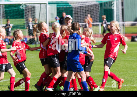 Aland celebrate final whistle Women's Football Final NatWest Island ...