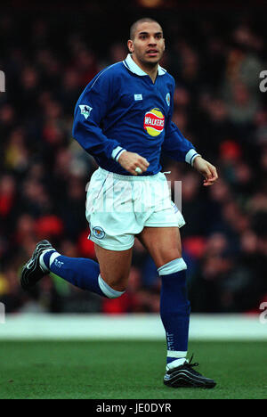 STAN COLLYMORE LEICESTER CITY FC 05 February 2000 Stock Photo