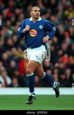 STAN COLLYMORE LEICESTER CITY FC 05 February 2000 Stock Photo