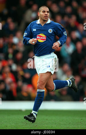 STAN COLLYMORE LEICESTER CITY FC 05 February 2000 Stock Photo