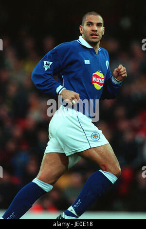 STAN COLLYMORE LEICESTER CITY FC 05 February 2000 Stock Photo