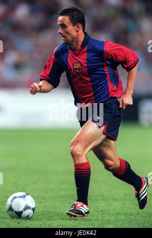 MARC OVERMARS FC BARCELONA AMSTERDAM AMSTERDAM HOLLAND 05 August 2000 Stock Photo