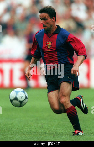 MARC OVERMARS FC BARCELONA AMSTERDAM AMSTERDAM HOLLAND 05 August 2000 Stock Photo