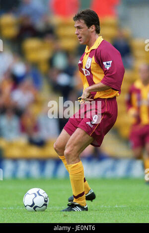 ASHLEY WARD BRADFORD CITY FC VALLEY PARADE BRADFORD ENGLAND 09 September 2000 Stock Photo