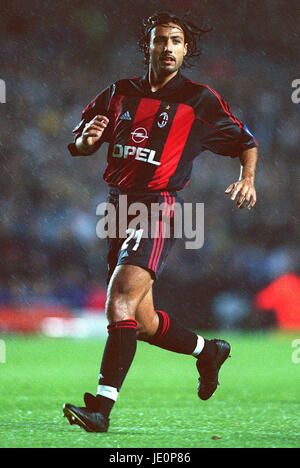 FEDERICO GIUNTI AC MILAN LEEDS 19 September 2000 Stock Photo