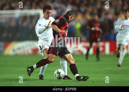 IAN HARTE ANDRIY SHEVCHENKO LEEDS V AC MILAN 19 September 2000 Stock Photo