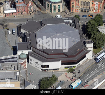 aerial view of the Sheffield Crucible Theatre Auditorium, UK Stock Photo