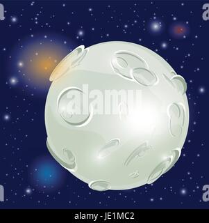 Sun and moon and suns and moons eclipse. Astronomy sky, vector illustration set.Space with planet illustration Stock Vector